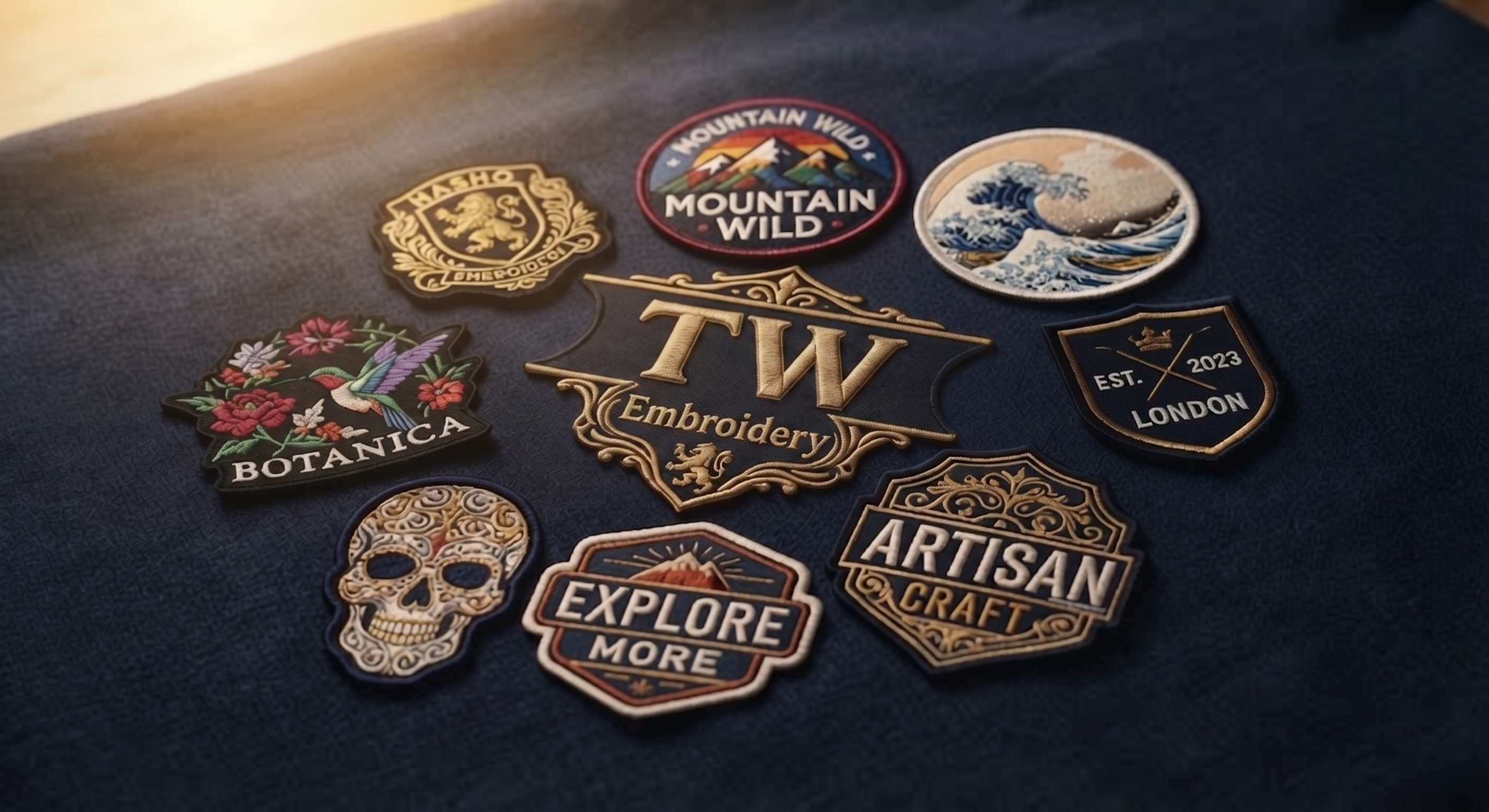 TW Embroidery - Custom Embroidery Digitizing and Screen Printing Showcase